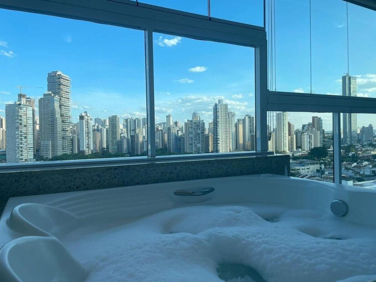 1 Qts.| 2 Hosp. | Jacuzzi Na Varanda | Linda Vista Goiânia Eksteriør billede