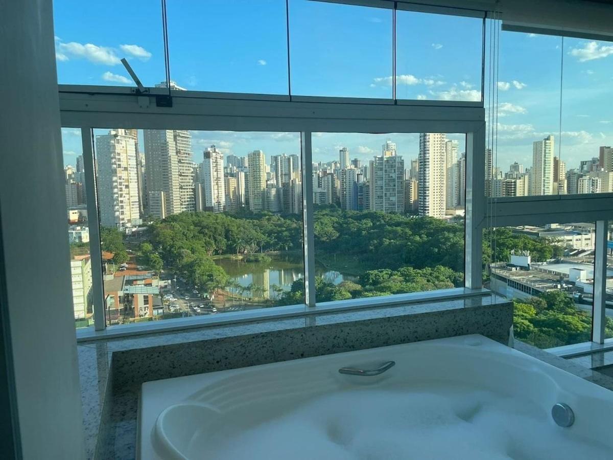 1 Qts.| 2 Hosp. | Jacuzzi Na Varanda | Linda Vista Goiânia Eksteriør billede